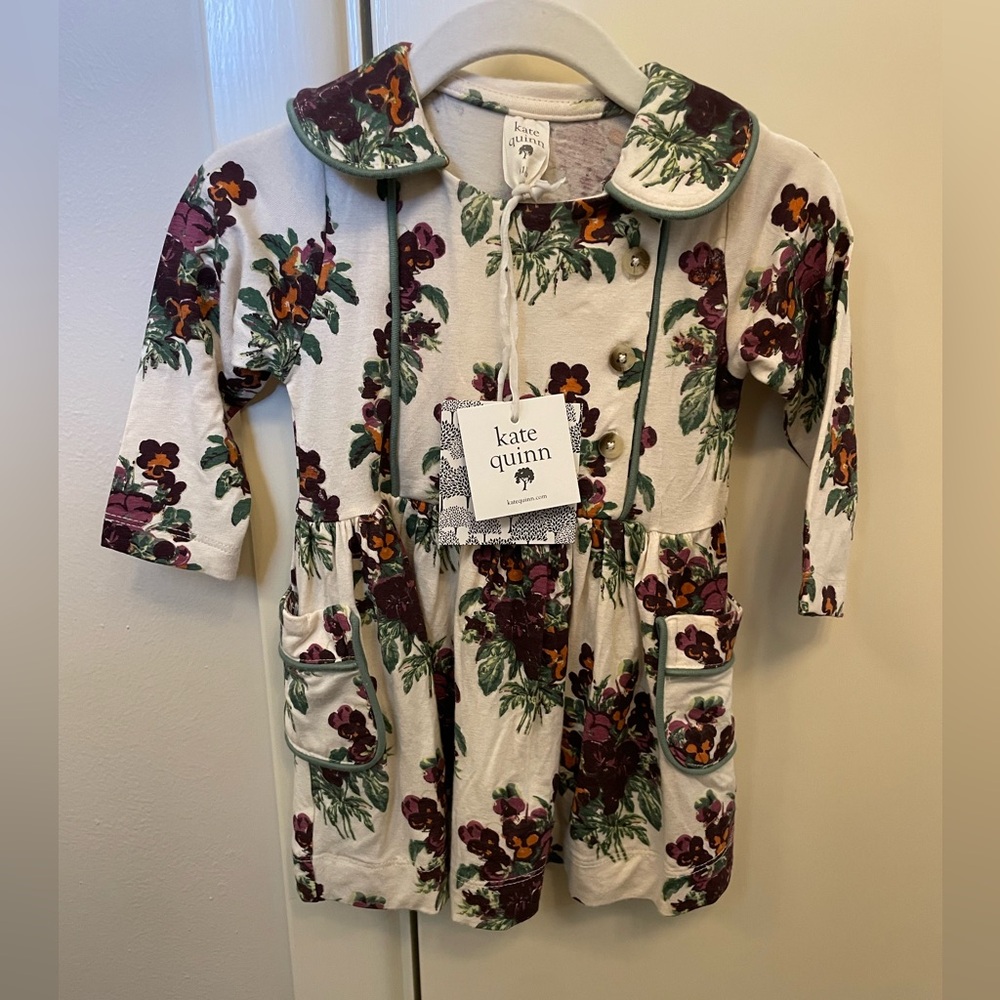 NWT Kate Quinn Baby Girl Dress for Fall
